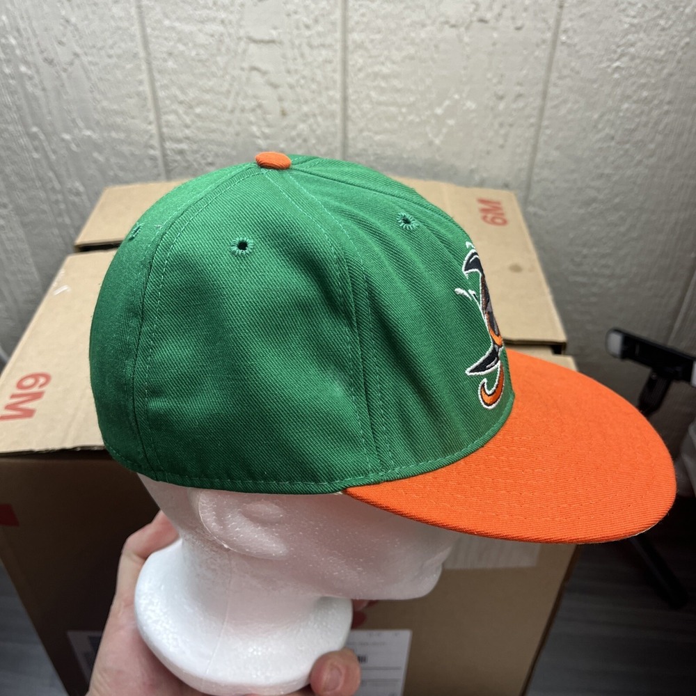 Mobile Bay Sharks Hat Baseball Cap Fitted 7 1/4 1994-1995 MiLB Minors Pro-Line - Picture 9 of 12